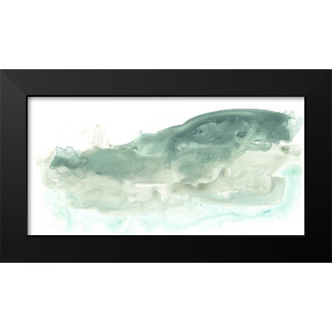 Liquid Landscape II Black Modern Wood Framed Art Print by Vess, June Erica
