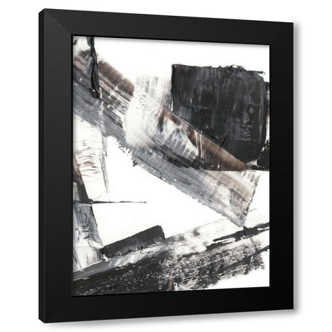 Topple IV Black Modern Wood Framed Art Print by Harper, Ethan