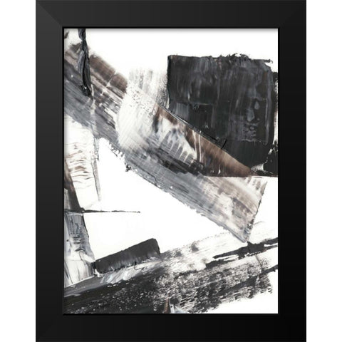 Topple IV Black Modern Wood Framed Art Print by Harper, Ethan