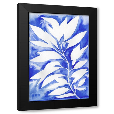 Ink Blot Vine I Black Modern Wood Framed Art Print by Popp, Grace