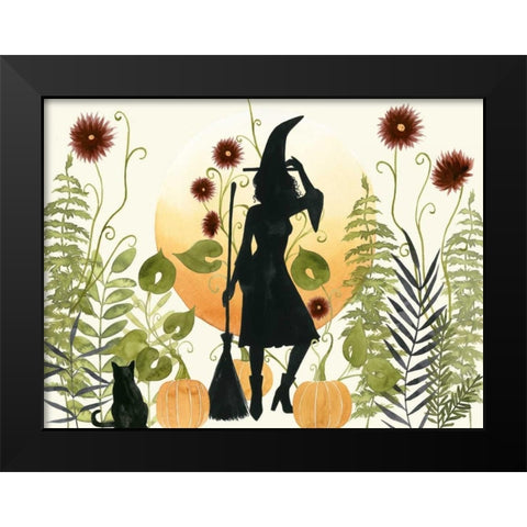 The Witchs Garden II Black Modern Wood Framed Art Print by Popp, Grace