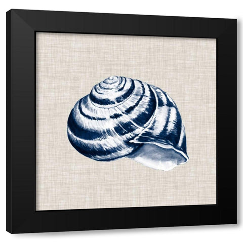 Ocean Memento I Black Modern Wood Framed Art Print with Double Matting by Vision Studio