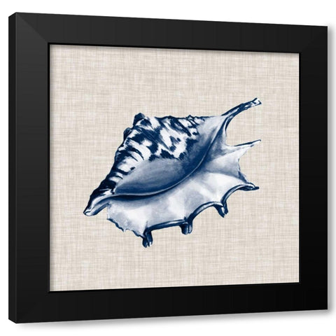 Ocean Memento IV Black Modern Wood Framed Art Print by Vision Studio