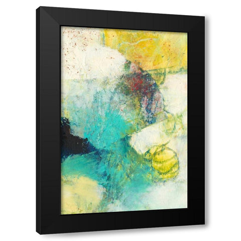 Underlying II Black Modern Wood Framed Art Print by Jachimiec, Sue
