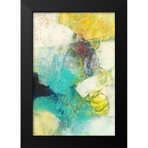 Underlying II Black Modern Wood Framed Art Print by Jachimiec, Sue
