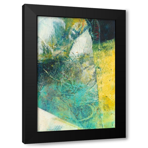Underlying III Black Modern Wood Framed Art Print with Double Matting by Jachimiec, Sue
