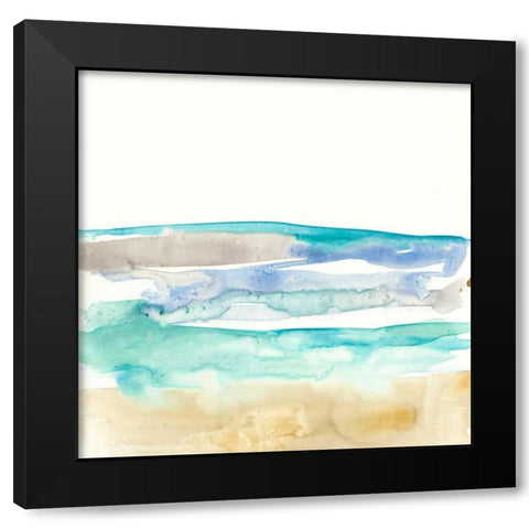 Mountains to Sea I Black Modern Wood Framed Art Print by Goldberger, Jennifer