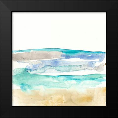 Mountains to Sea I Black Modern Wood Framed Art Print by Goldberger, Jennifer