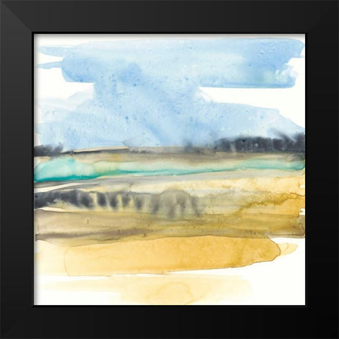 Mountains to Sea IV Black Modern Wood Framed Art Print by Goldberger, Jennifer