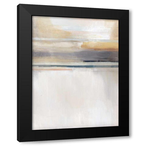 Sandy Coast II Black Modern Wood Framed Art Print by Jerry, Alison