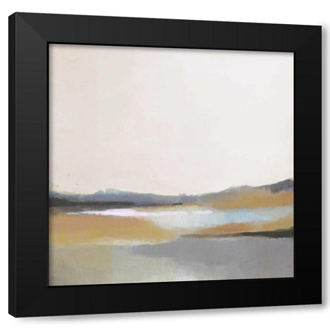 Grey Dunes II Black Modern Wood Framed Art Print with Double Matting by Jerry, Alison