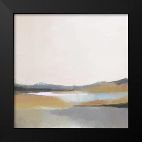 Grey Dunes II Black Modern Wood Framed Art Print by Jerry, Alison