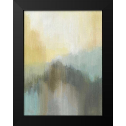 Early Morning Dew II Black Modern Wood Framed Art Print by Jerry, Alison