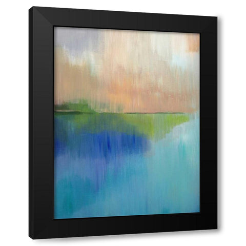 Peaks Bay I Black Modern Wood Framed Art Print by Jerry, Alison