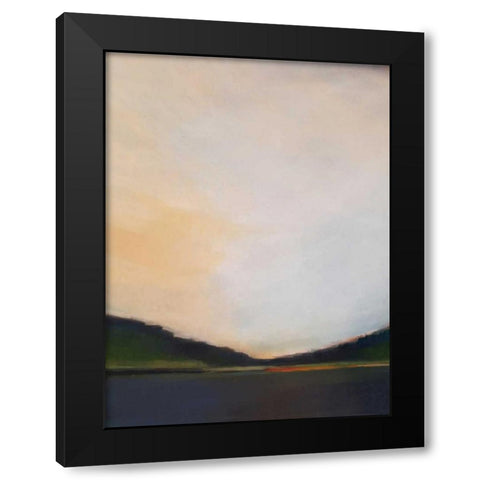 Sunset by the Lake II Black Modern Wood Framed Art Print by Jerry, Alison