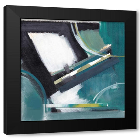 Construction Black Modern Wood Framed Art Print with Double Matting by Jerry, Alison