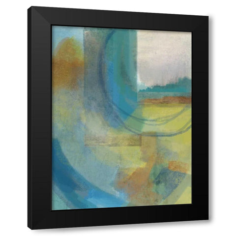 East Wind I Black Modern Wood Framed Art Print by Jerry, Alison