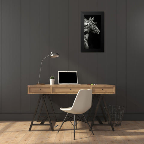 Getaway Vehicle II Black Modern Wood Framed Art Print by Chapman, Julie T.