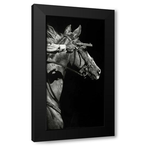 Getaway Vehicle II Black Modern Wood Framed Art Print with Double Matting by Chapman, Julie T.