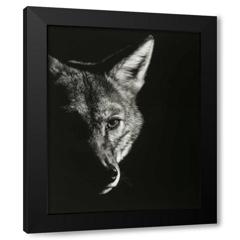 Black Glimpse VI Black Modern Wood Framed Art Print by Chapman, Julie T.