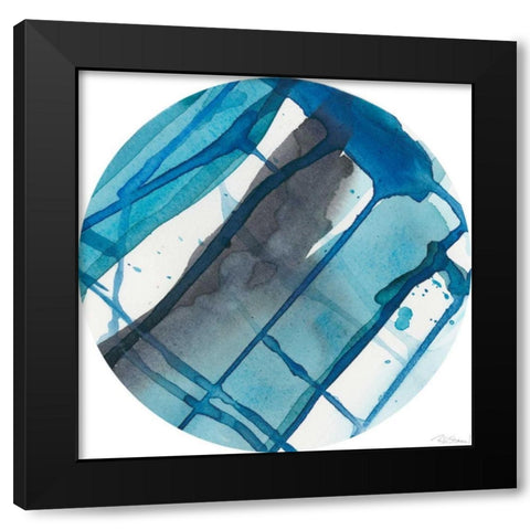 Geo Logic I Black Modern Wood Framed Art Print by Stramel, Renee W.