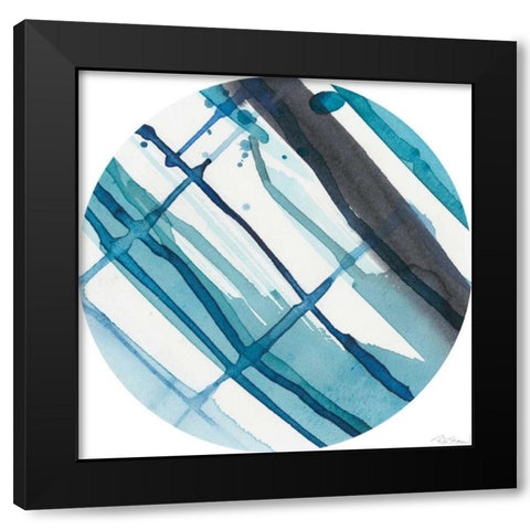 Geo Logic III Black Modern Wood Framed Art Print by Stramel, Renee W.