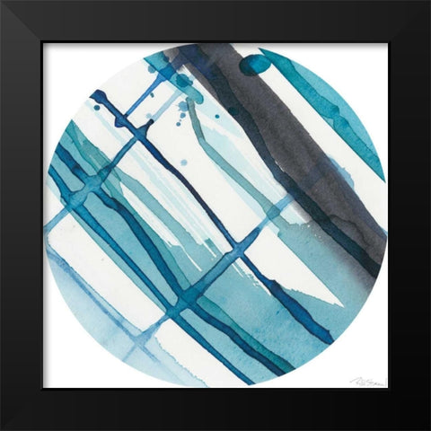 Geo Logic III Black Modern Wood Framed Art Print by Stramel, Renee W.