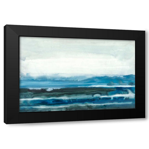 Lake Country I Black Modern Wood Framed Art Print by Stramel, Renee W.