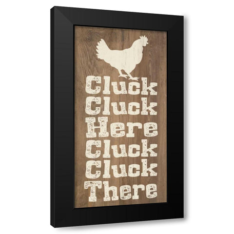 Animal Farm IV Black Modern Wood Framed Art Print by Saunders, Alonzo