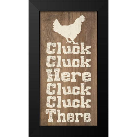 Animal Farm IV Black Modern Wood Framed Art Print by Saunders, Alonzo