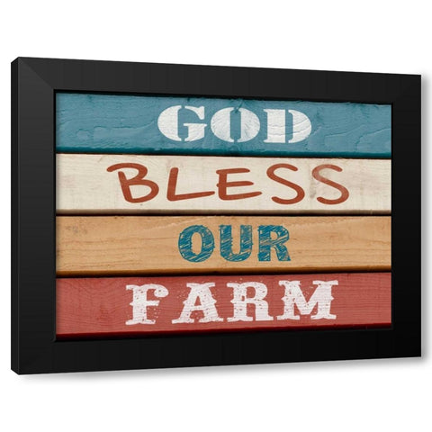 Farm Sentiment IV Black Modern Wood Framed Art Print with Double Matting by Saunders, Alonzo