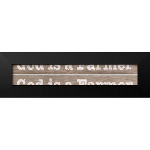 Farm Sign 2-up II Black Modern Wood Framed Art Print by Saunders, Alonzo