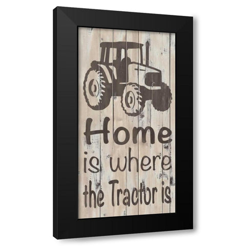 Home and Farm II Black Modern Wood Framed Art Print by Saunders, Alonzo