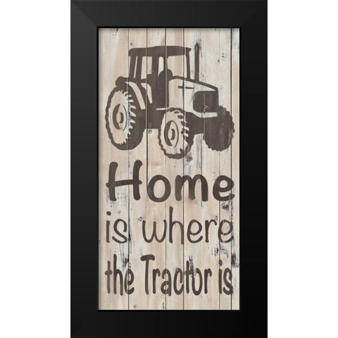 Home and Farm II Black Modern Wood Framed Art Print by Saunders, Alonzo