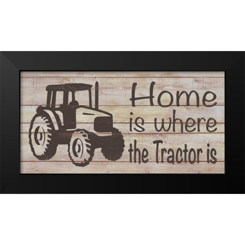 Home and Farm IV Black Modern Wood Framed Art Print by Saunders, Alonzo