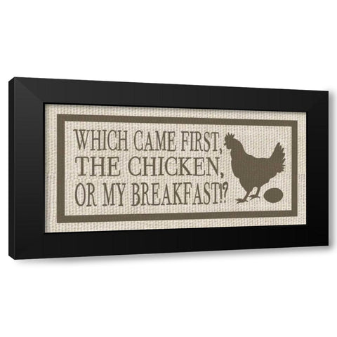 Home and Farm V Black Modern Wood Framed Art Print with Double Matting by Saunders, Alonzo