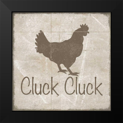 Simply Farm IV Black Modern Wood Framed Art Print by Saunders, Alonzo