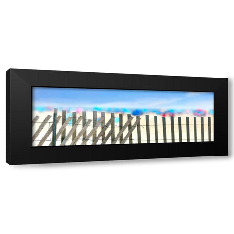 Beachscape II Black Modern Wood Framed Art Print with Double Matting by McLoughlin, James
