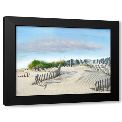 Beachscape III Black Modern Wood Framed Art Print by McLoughlin, James