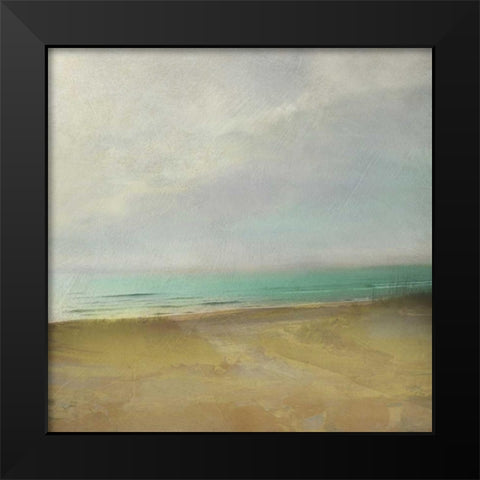 Waterline II Black Modern Wood Framed Art Print by Zarris, Chariklia