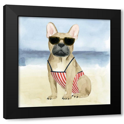 Hot Dog I Black Modern Wood Framed Art Print with Double Matting by Popp, Grace