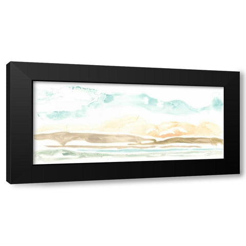 Daybreak at Sea I Black Modern Wood Framed Art Print by Vess, June Erica