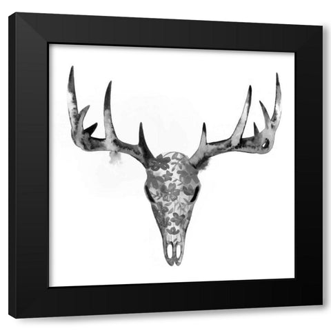 Botanic Mount I Black Modern Wood Framed Art Print by Popp, Grace