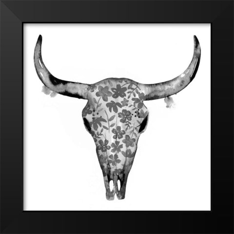 Botanic Mount II Black Modern Wood Framed Art Print by Popp, Grace