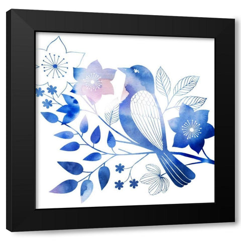 Avian Twilight IV Black Modern Wood Framed Art Print with Double Matting by Popp, Grace