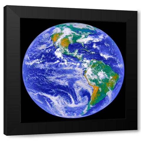 Space Photography I Black Modern Wood Framed Art Print by Unknown
