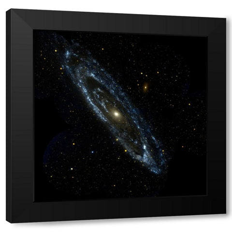 Space Photography V Black Modern Wood Framed Art Print by Unknown