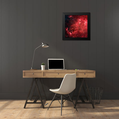 Space Photography VII Black Modern Wood Framed Art Print by Unknown