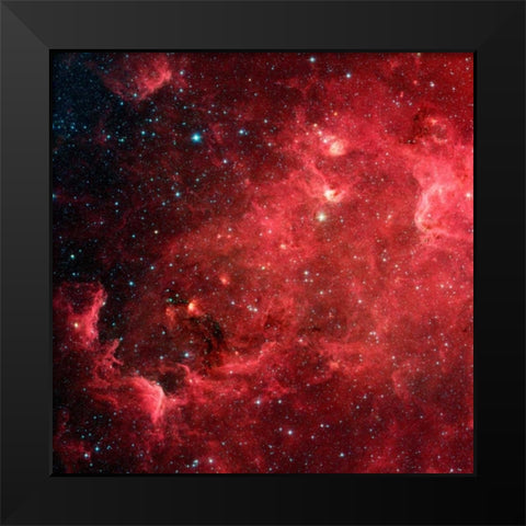 Space Photography VII Black Modern Wood Framed Art Print by Unknown