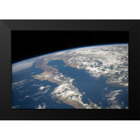 Space Photography XI Black Modern Wood Framed Art Print by Unknown
